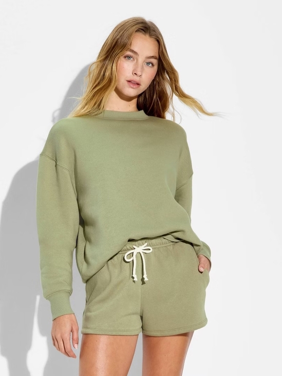 wild fable Sweaters - Women's Oversized Pullover Sweatshirt - Wild Fable Dark Taupe M